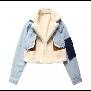 Denim X Patchwork Jacket